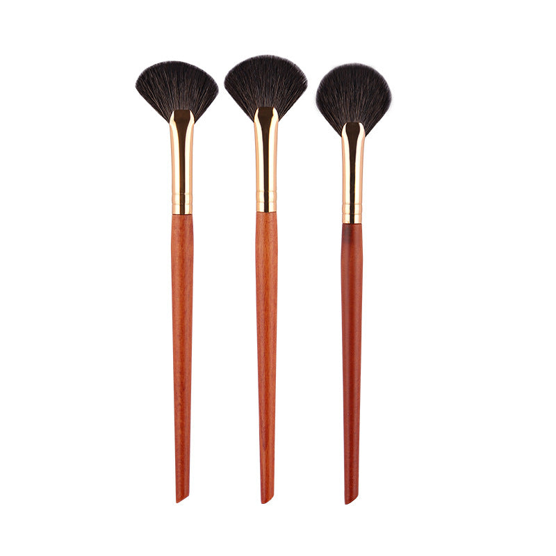 Beauty Tools Fan Brush Highlight Wool Makeup Brushes Accessories