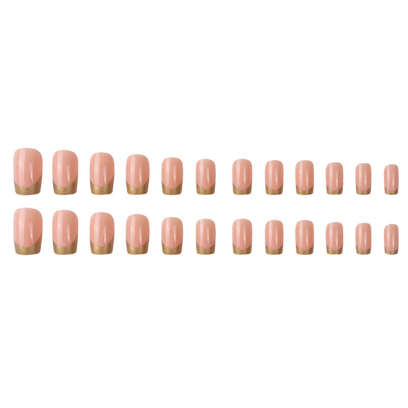 Magnifique Pack Manucure Française Faux Patch Nail Art