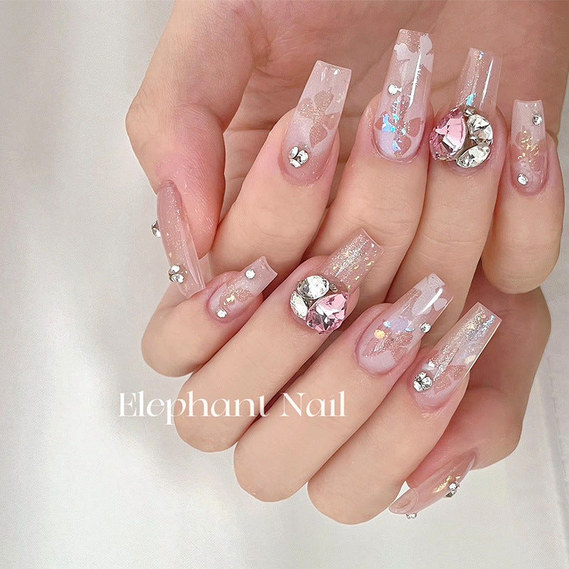 Star Butterfly Smudges Ornament For Beauty Shop French Nail Stickers