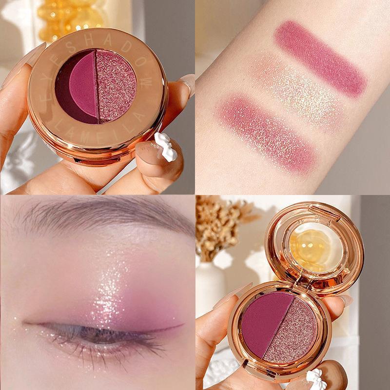 Shadow Pumpkin Color Earth Matte Gold Flash Plate Waterproof Eyeshadow