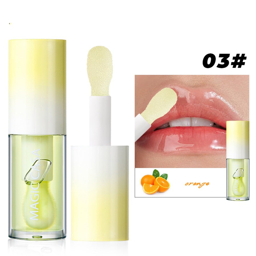 Baume à saveur de fruits Gelée Gloss Hydratant Garde Brillants à lèvres