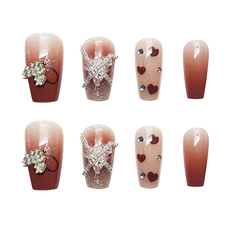 Nail Art détachable avec diamants Love de Matters To Flash