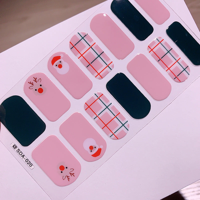 Style Beauty Full Small Cute Tree Nail Stickers