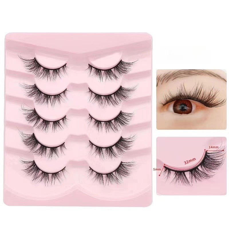 Faux cils russes Little Devil Eyelashes allongés en un seul lot