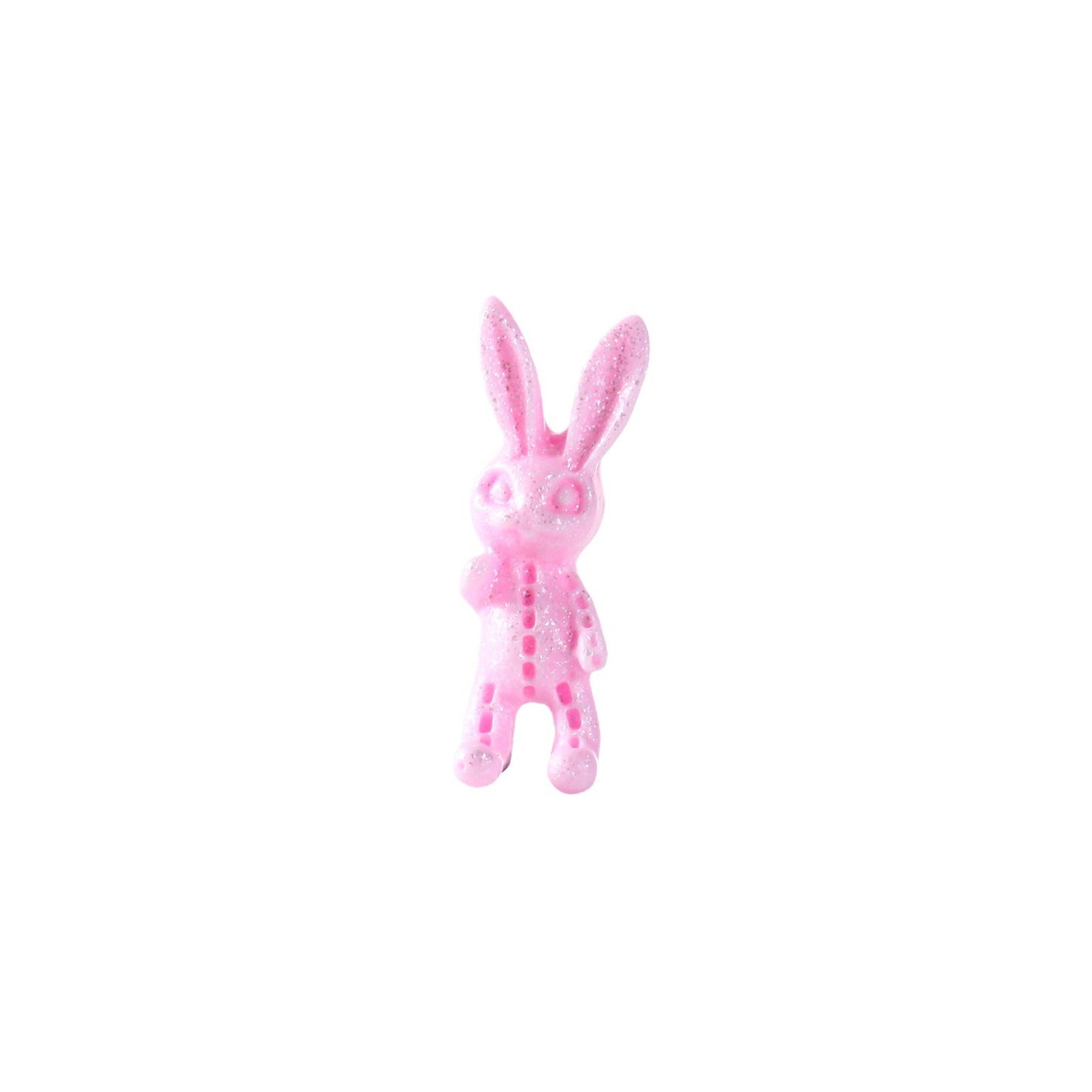 Luminous Skull Rabbit Ornament Cute Cartoon Nail Care Nail Art