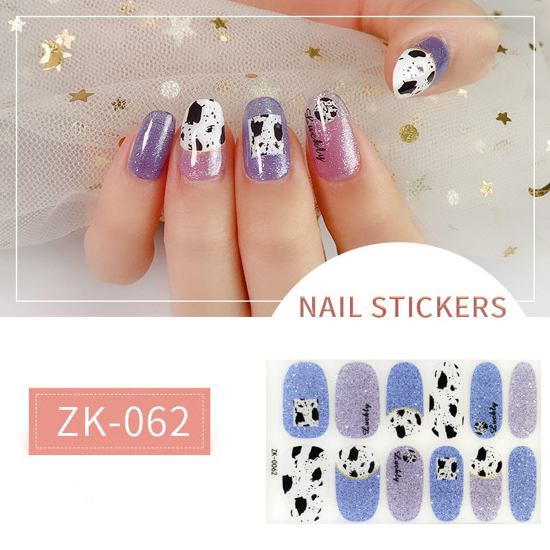 Finger Full Oil Film Manicure Implement Nail Stickers