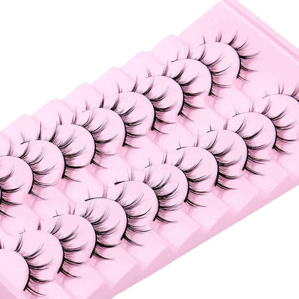 Paires de faux cils de simulation de dessin animé Barbie