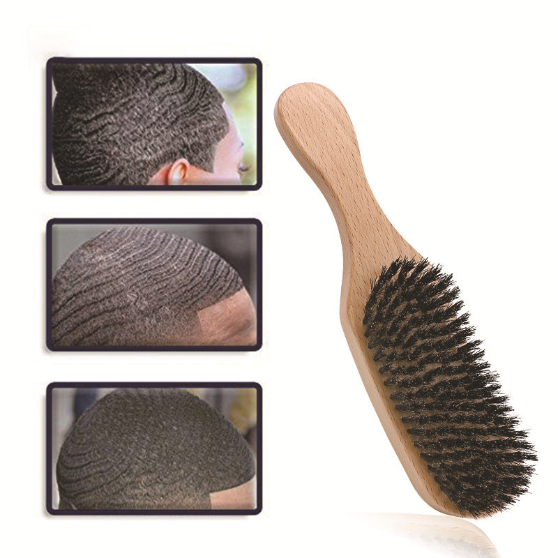 Wood Wave Cleaning Brush Tangle Styling Hair Brushes & Combs