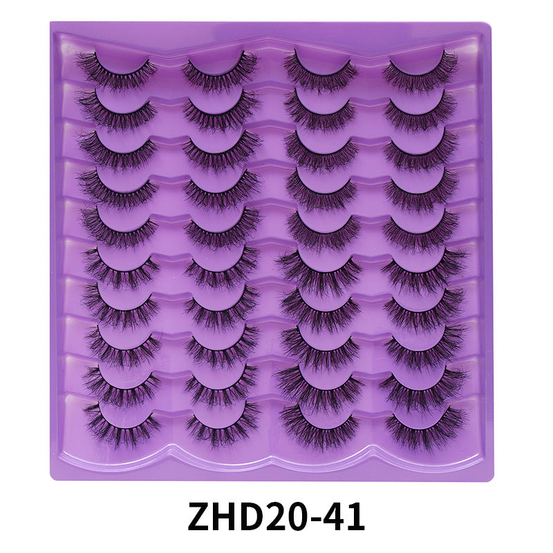 Eyelashes Stable Pair Fried Short Thick Mix False Lashes