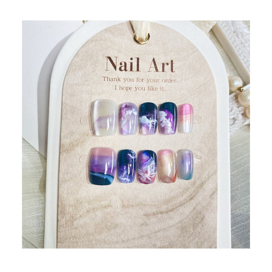 Peinture à l'huile style armure Wear Atmosphere Nail Art