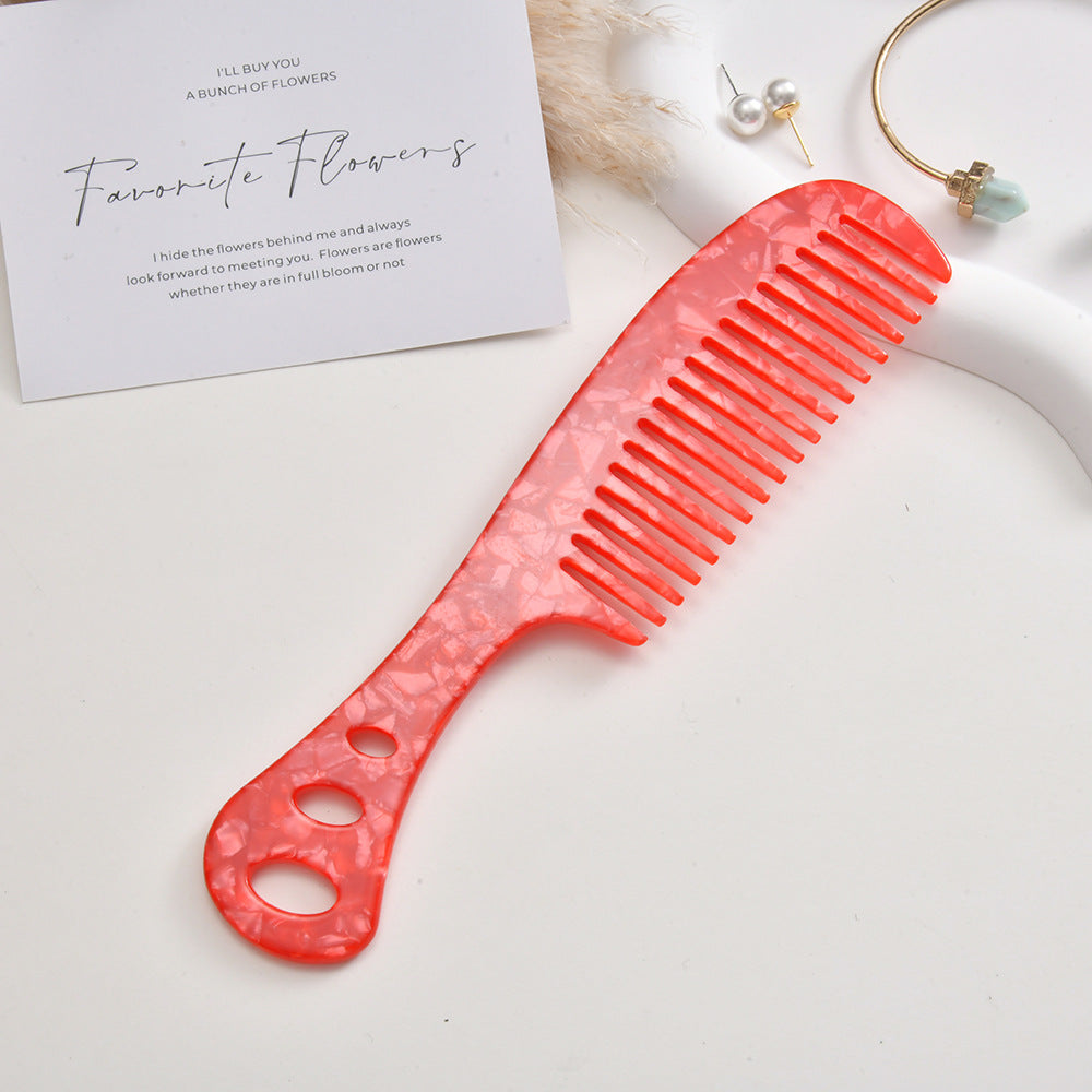 Acid Lightweight Female Household Big Tooth Hair Brushes & Combs