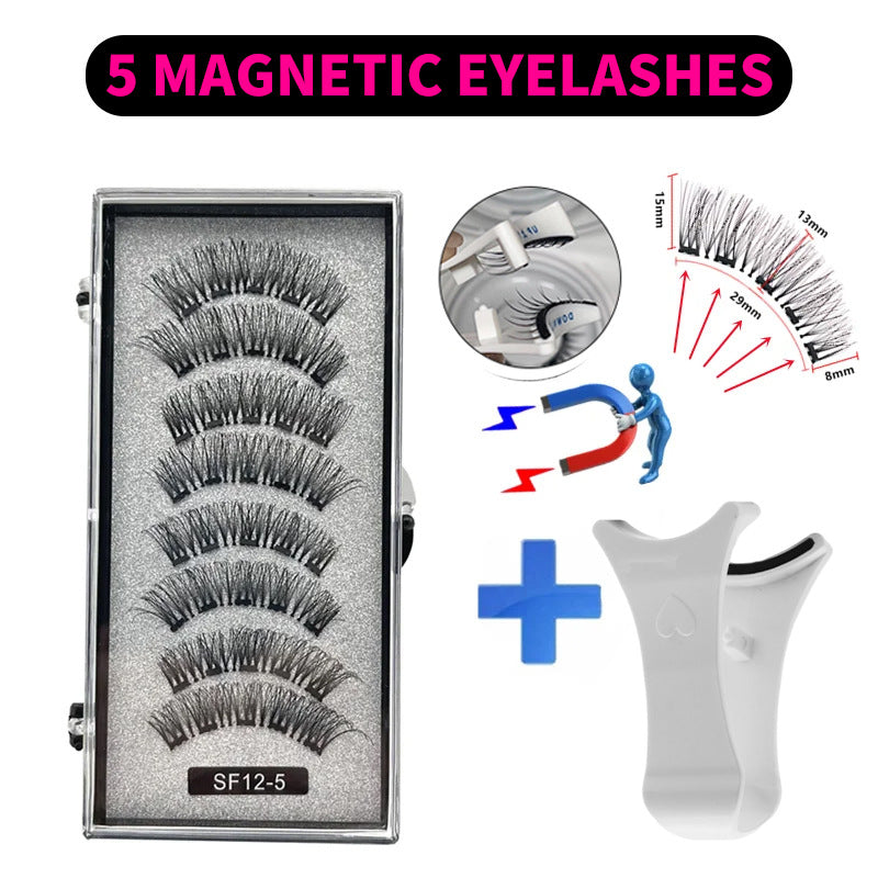 Series Magnetic Eyelashes Natural Simulation Curling False Lashes