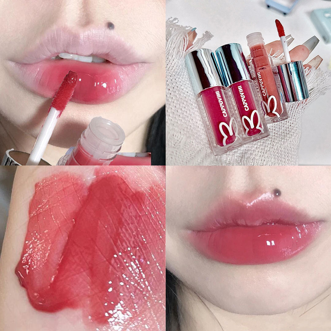 Glass Mirror Gloss Low Saturation Plain Lip Glosses