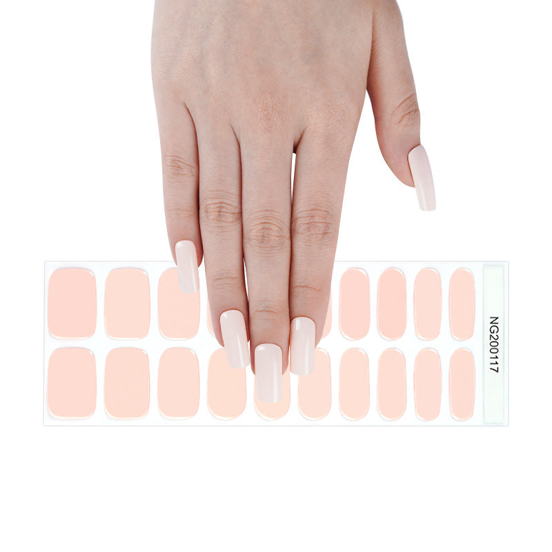 Gel Finger Therapy Light Uv Half Nail Stickers