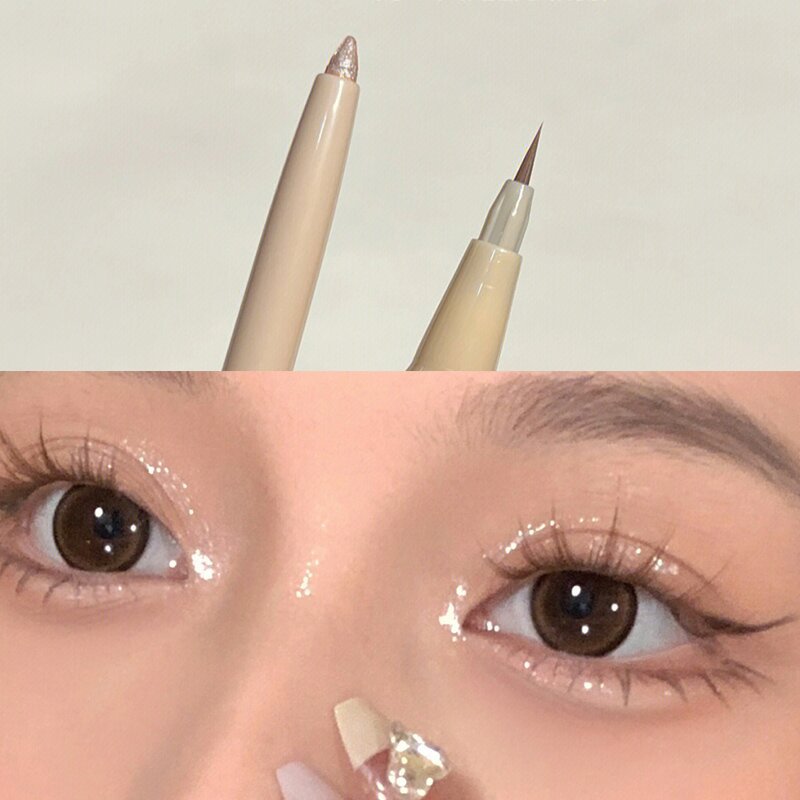 Double-headed Shadow Pen Brightening Lying Silkworm Natural Eyeliner