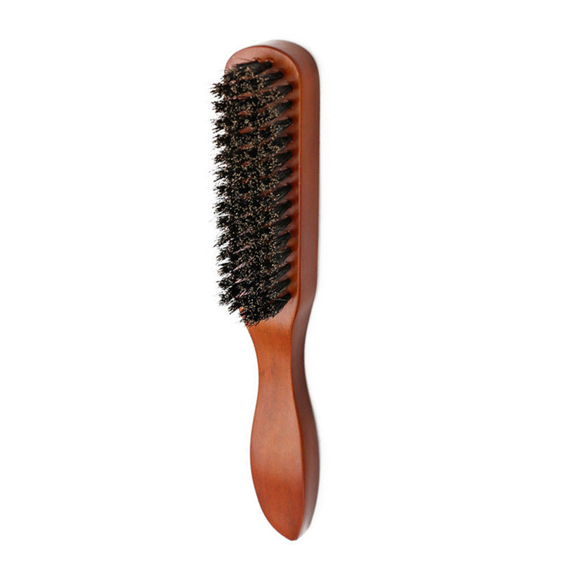 Blaireau de rasage en poils de sanglier pour hommes Theaceae Oil Head Brosses et peignes à cheveux