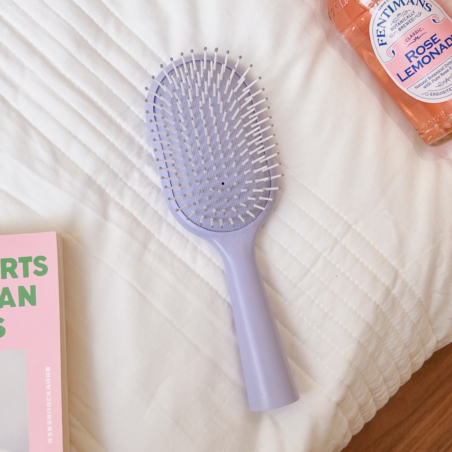 Brosses et peignes à cheveux bouclés portables à coussin d'air mignon