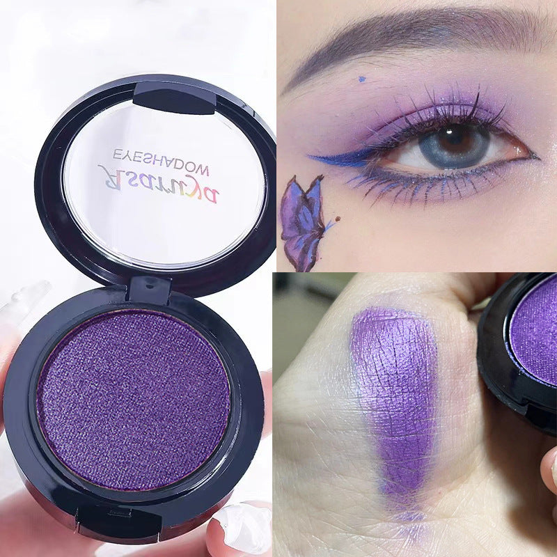 Shadow Pearlescent Blue Green Purple Black Eyeshadow