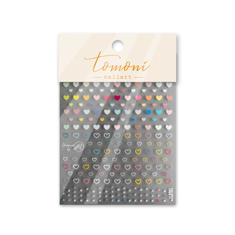 Tough Love Enchanting Cooperation Cute Star Nail Stickers