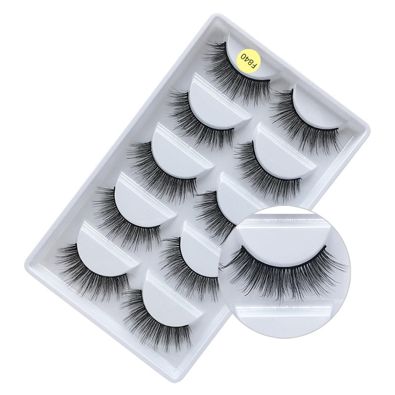 Eyelashes Natural Thick Pairs Mixed Eyelash False Lashes