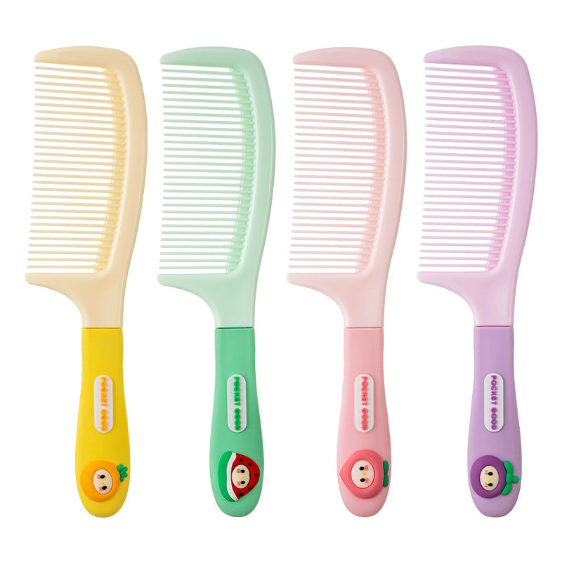 Brosses et peignes à cheveux portables pour dortoir de ménage de coiffure de fruit de bande dessinée