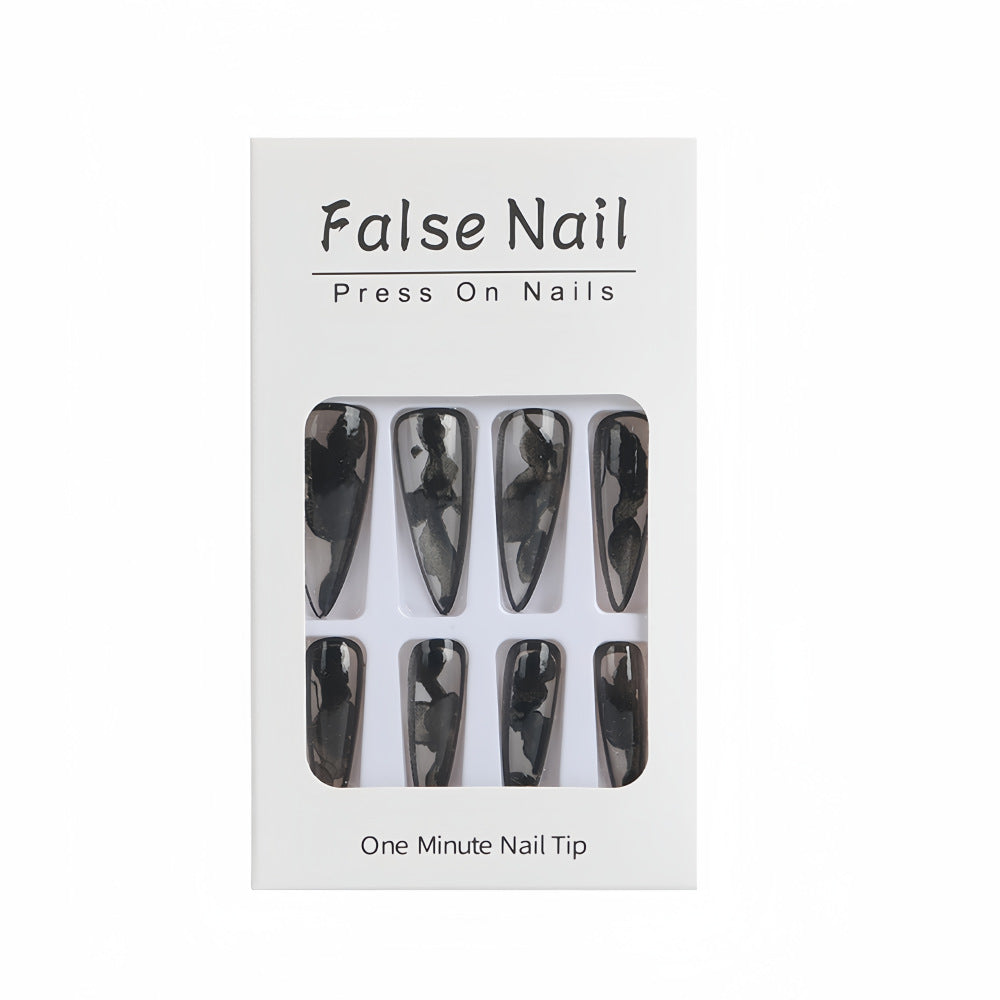 Peinture à l'encre fantaisie Dark Blooming Wear Nail Art