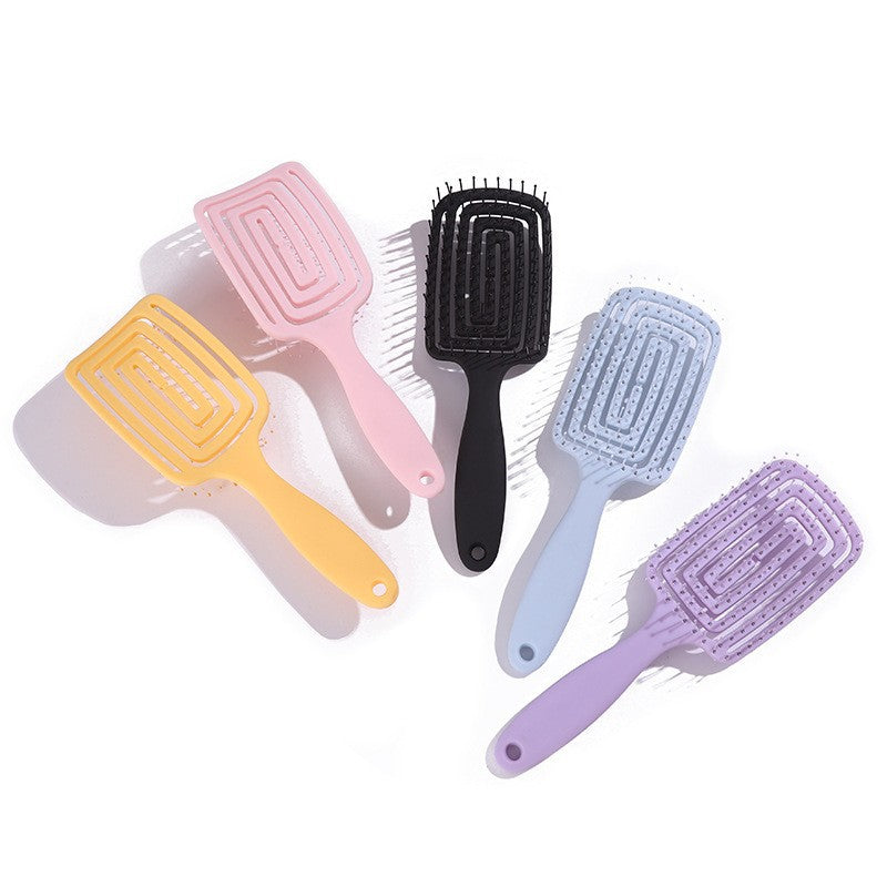 Macaron Color Series Temperament Long Styling Hair Brushes & Combs