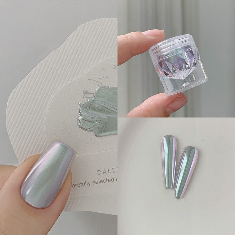 Poudre caméléon dégradée galvanoplastie miroir haute sensibilité Nail Art