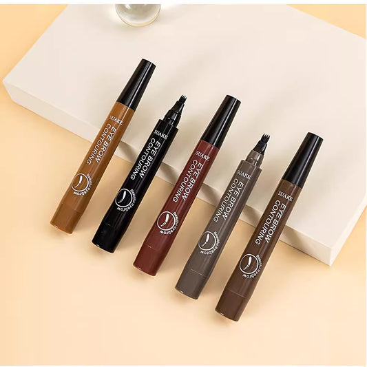 Style Four Fork Eyebrow Pencil Liquid Water Waterproof Long Eye Makeup Accessories