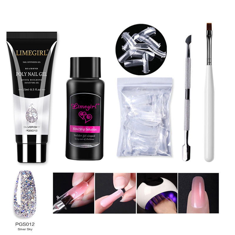 Of Beauty Crystal Extended Glue Suit Nail Tool Set