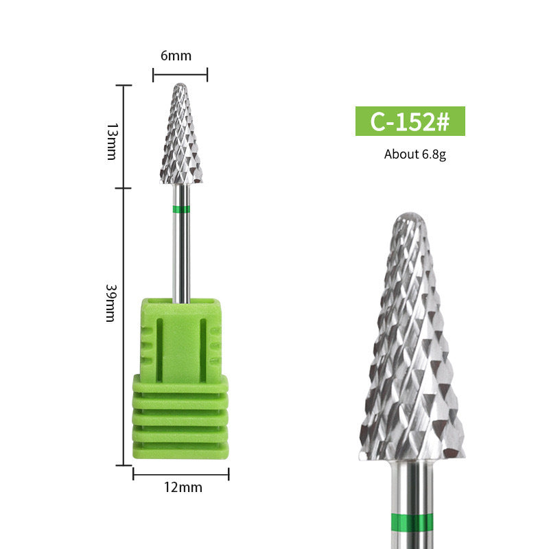 Tungsten Steel Remover Grinding Head Exfoliating Nail Tool Set