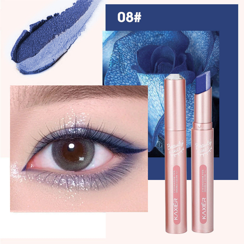 Waterproof Not Easy To Smudge Pearlescent Thin Glittering Eyeshadow