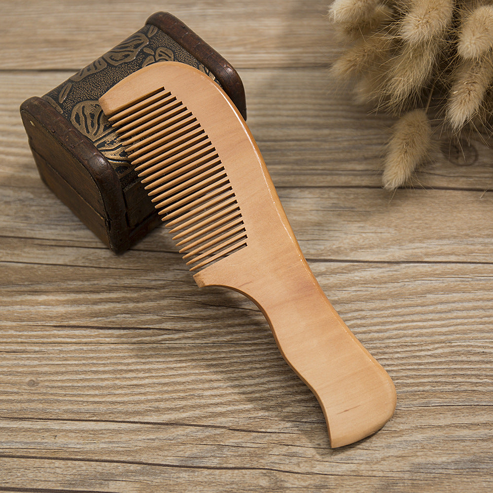 Mahogany Mini Small Semicircle Thickened Massage Hair Brushes & Combs