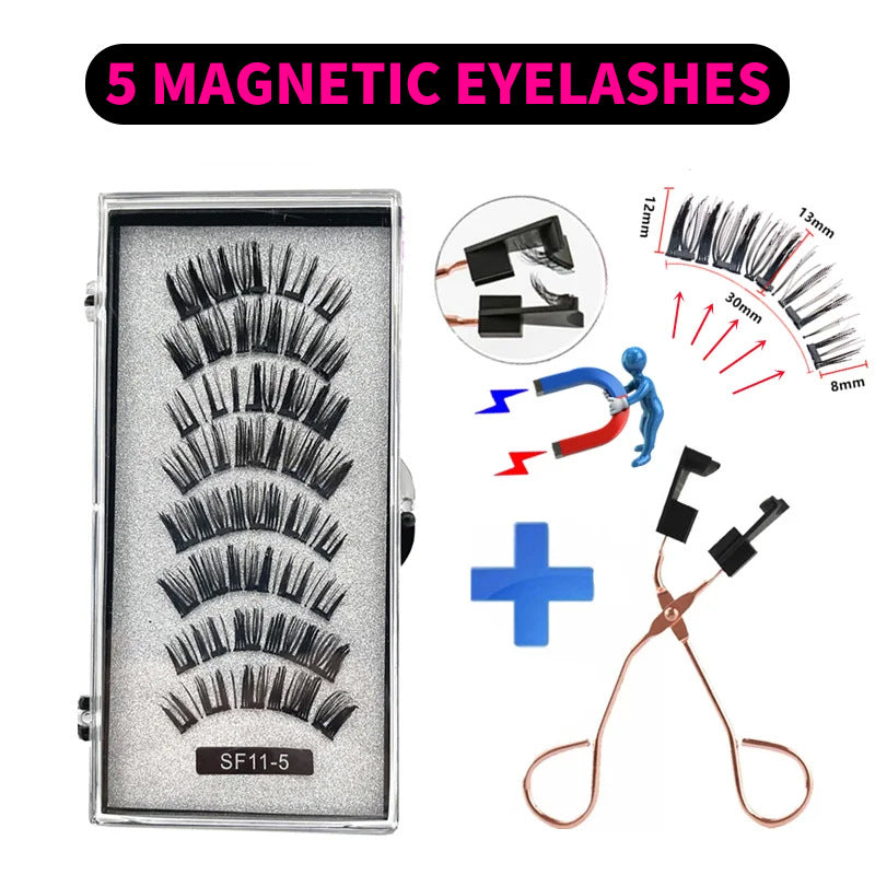 Series Magnetic Eyelashes Natural Simulation Curling False Lashes