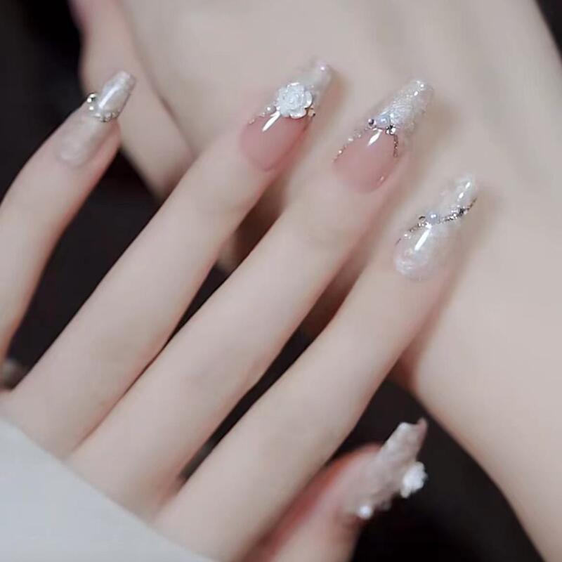 Reusable Uv Beauty Bride Handmade Manicure Nail Stickers