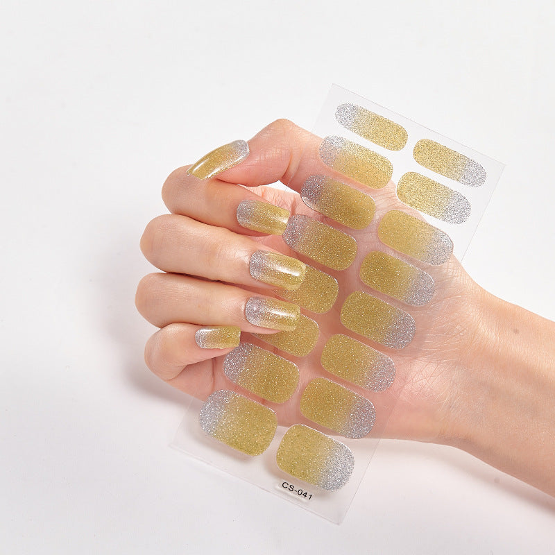 Full Solid Color Small Simple Film Nail Stickers