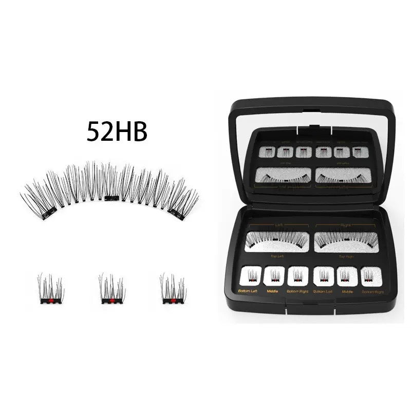 Magnetic Eyelashes With Mirror Magnet Natural False Lashes