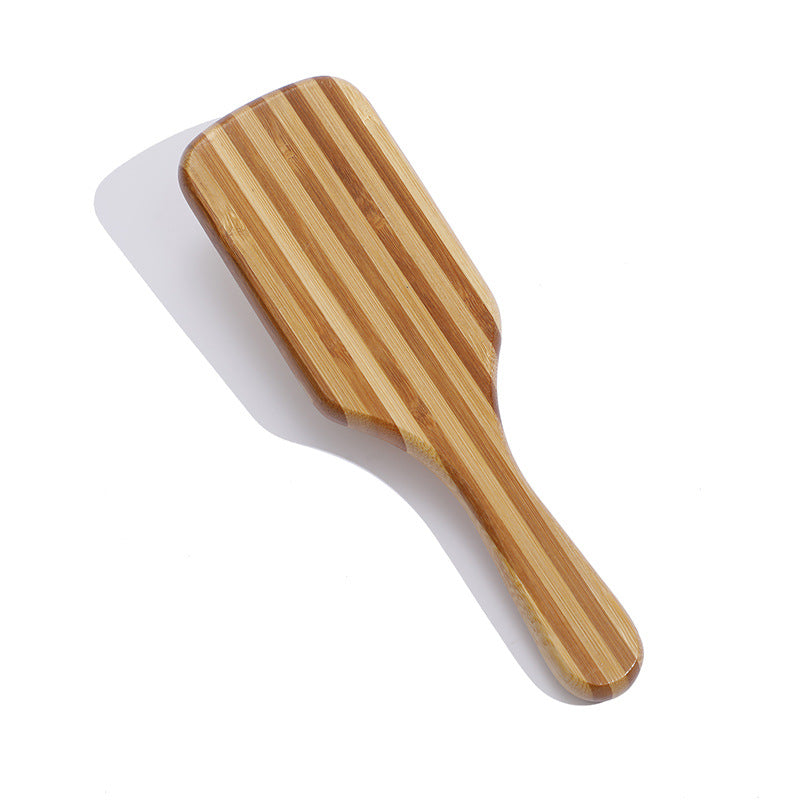 Massage Advanced Wood Texture Airbag Peach Hair Brushes & Combs