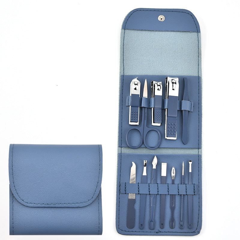 Trousse de manucure pliable pour ciseaux, coupe-ongles, ensemble d'outils pour ongles