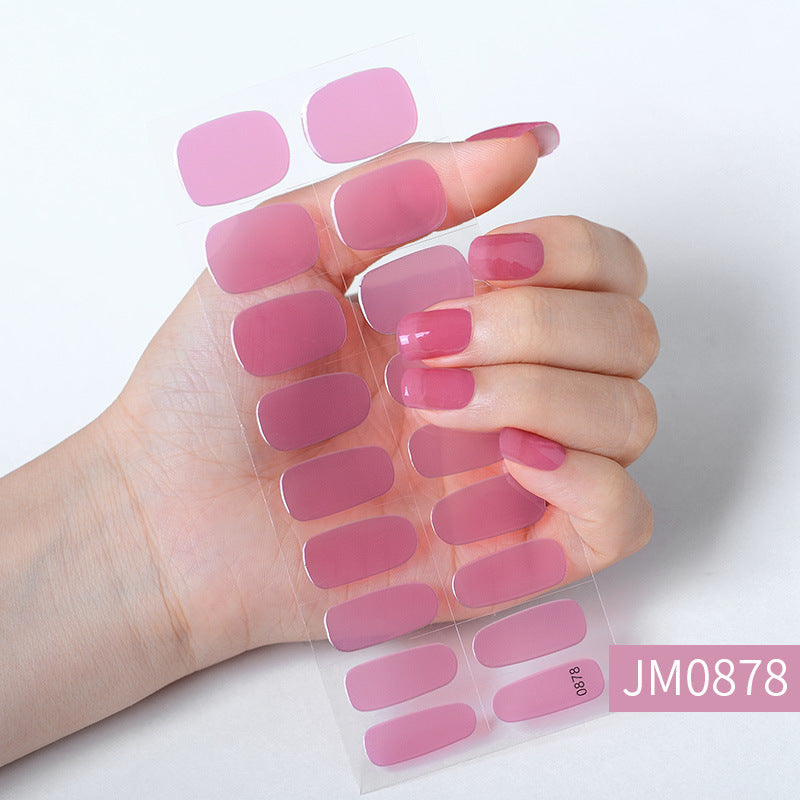 Ice Gel Waterproof Durable Uv Beauty Nail Stickers