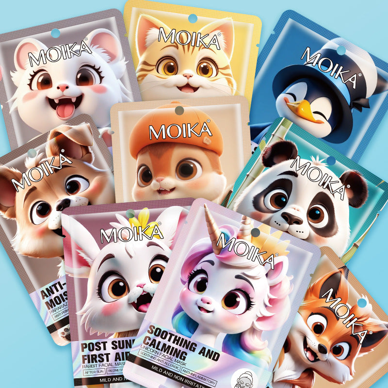 Version Packaging Cute Animal Cartoon Mask Nourishing Face Care