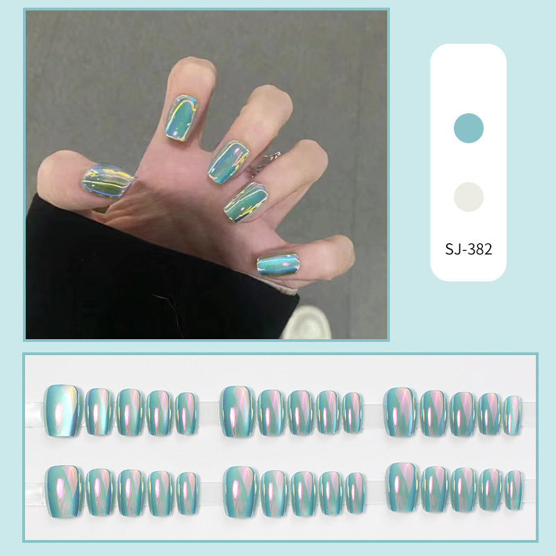 Piece Removable Patch Finished Electroplating Sky Nail Stickers