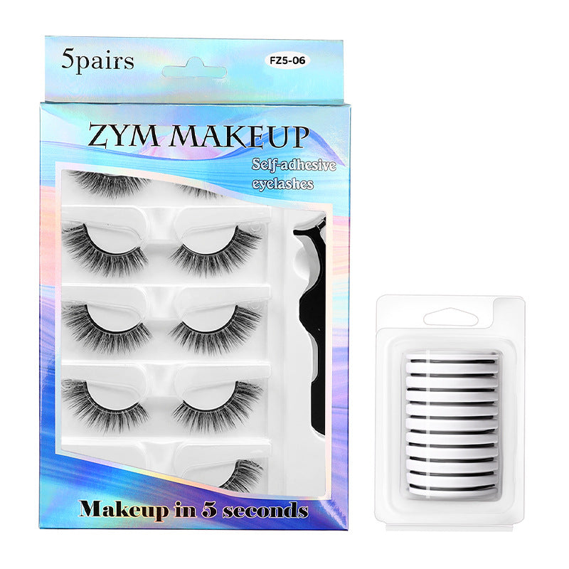 Glue Comfortable Soft Stem Self-adhesive Little False Lashes