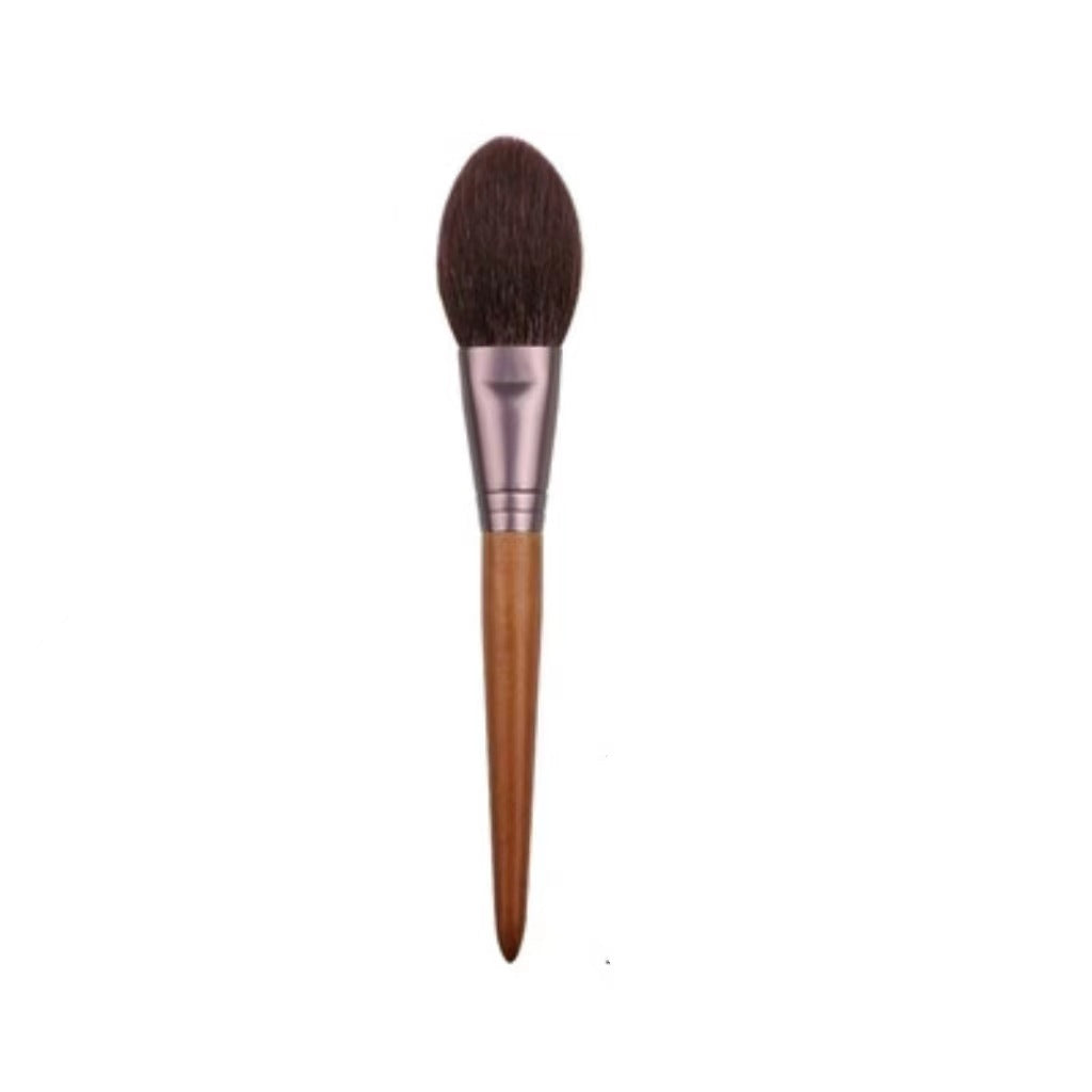 Log Beech Handle Animal Brush Wool Powder Blush Makeup Brushes Accessories