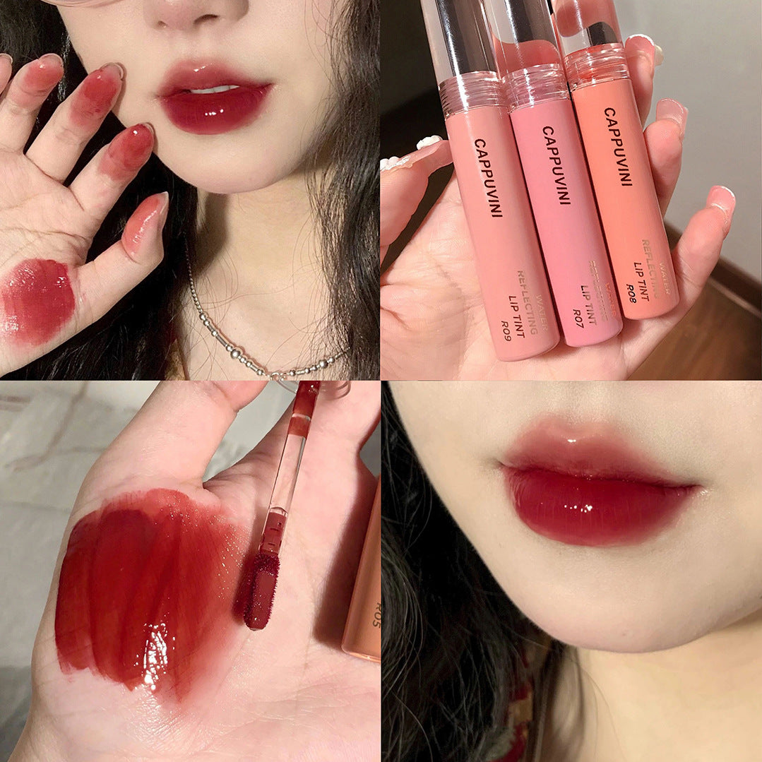 Mirror Light Jelly Glass White Not Easy To Lip Glosses