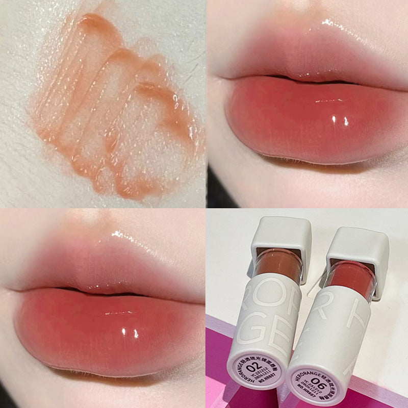 Pure Desire Glass White Lasting No Stain On Lip Glosses