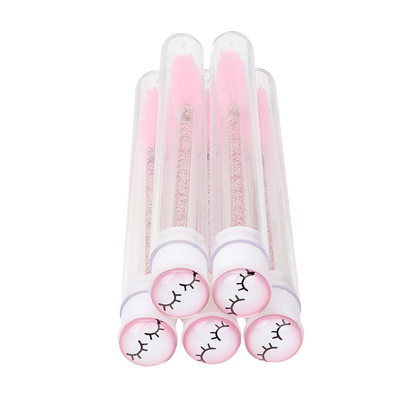 With Diamond Mascara Brush Disposable Crystal Makeup Brushes Accessories