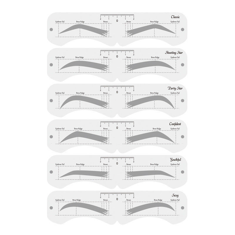 Pure Aesthetics Thrush Gadget Female Eyebrow Stencil Makeup Accessories