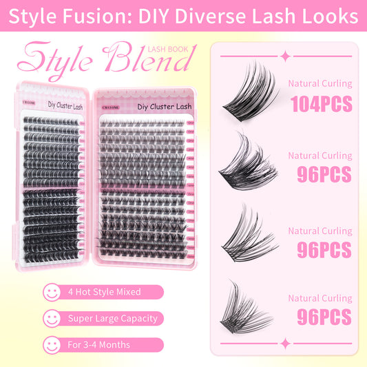 Individual Eyelash Natural Fluffy Sense Large False Lashes