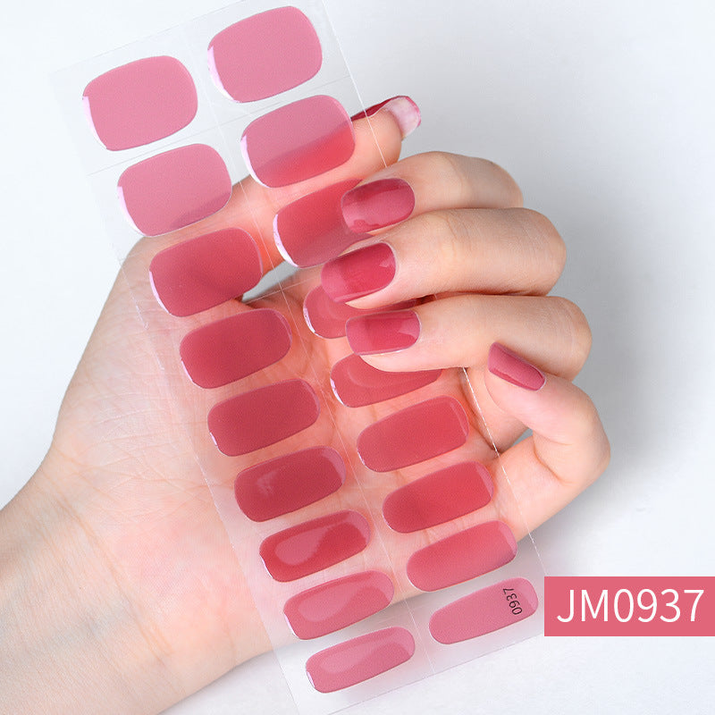 Ice Gel Waterproof Durable Uv Beauty Nail Stickers